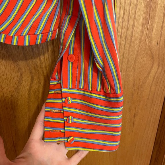 VERY SORRY, DONATED — Diane von Furstenberg Silk Wrap Blouse - Picture 10 of 14